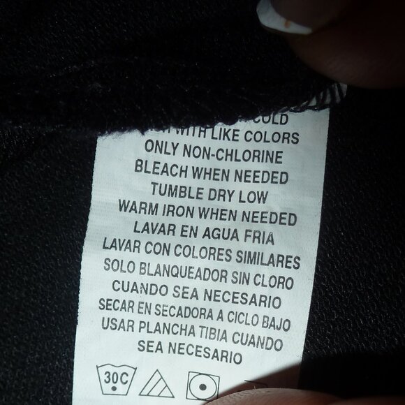 George Mens Embroidered Black/White Buttoned Short Sleeve Dress Shirt SzM(38/40) - Picture 7 of 7